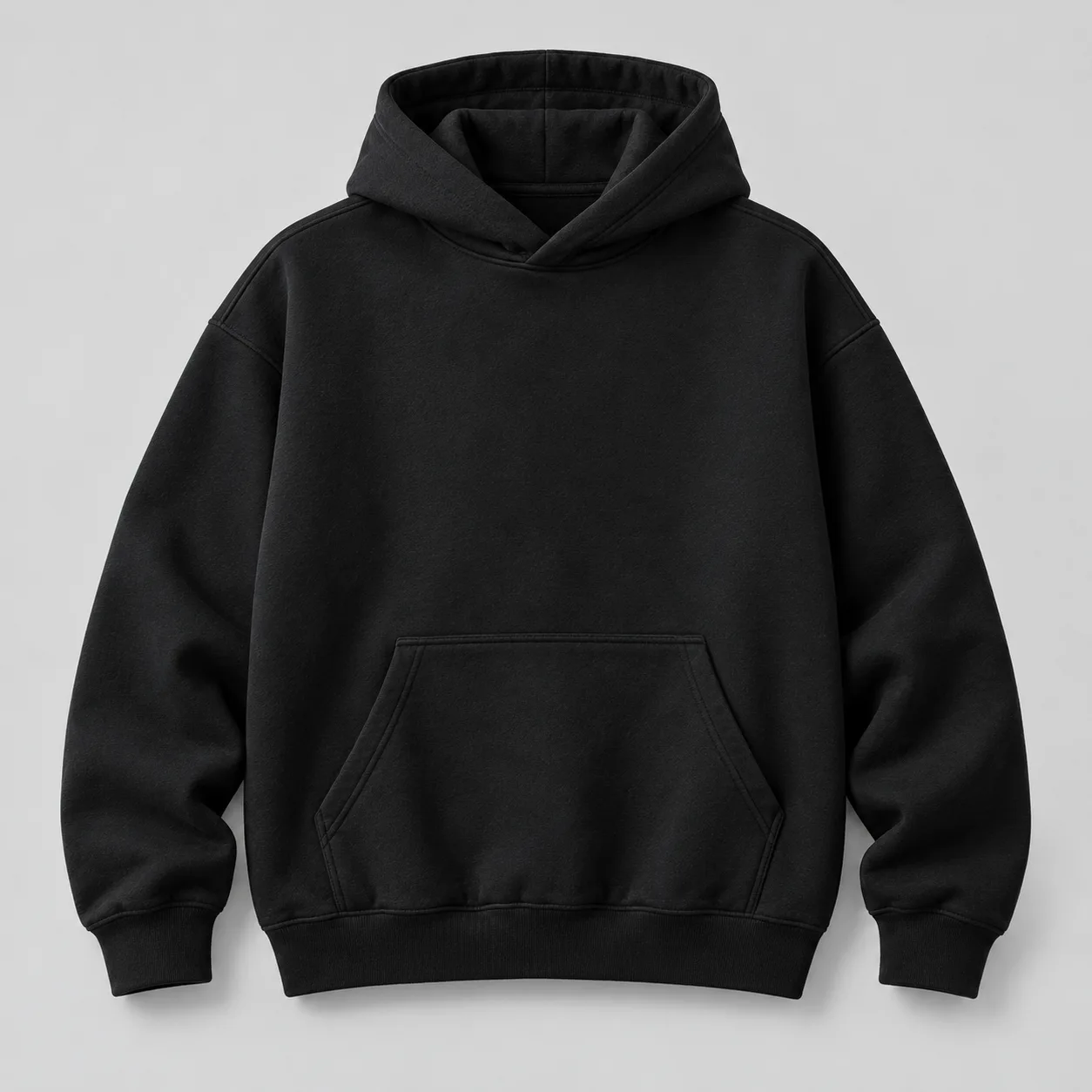 Illustrative black hoodie